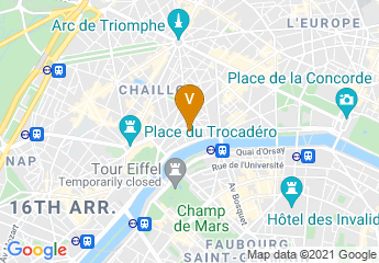 map of Palais de Tokyo