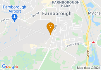 map of Farnborough International Exhibition & Conference