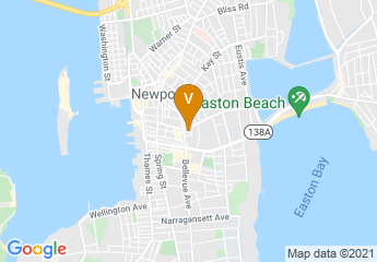 map of Newport Art Museum