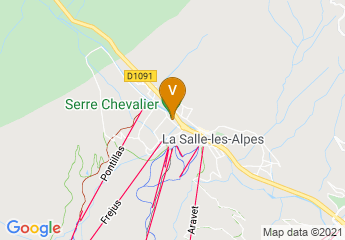 map of Serre Chevalier