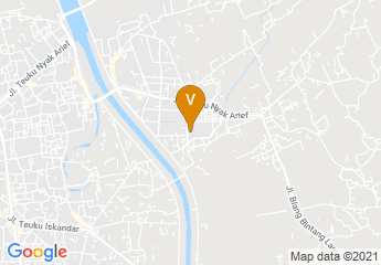 map of Faculty of Agriculture, University of Syiah Kuala