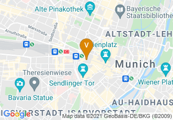 map of Augustiner Stammhaus