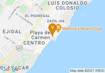 map of Hilton Playa del Carmen, an All-Inclusive Adult Only Resort