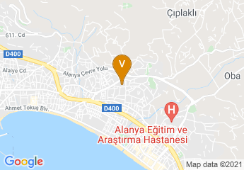map of Alanya Hamd Emin Paşa University