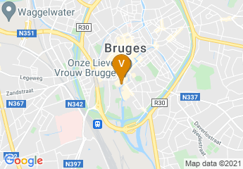 map of Visit Bruges Convention Bureau