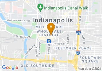 map of Punch Bowl Social Indianapolis