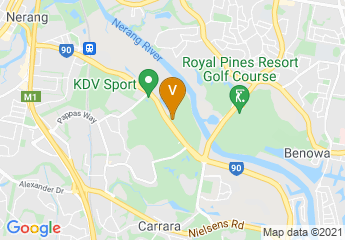map of Gold Coast Sports Precinct