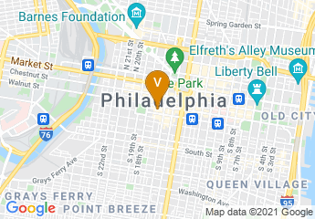 map of Hyatt Centric Center City Philadelphia