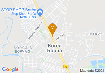 map of Jugoslavija Hotel