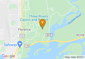 map of Three Rivers Casino and Resort
