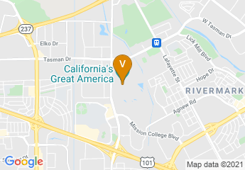 map of California's Great America