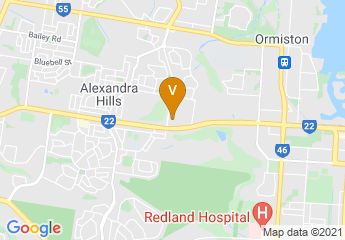 map of Alexandra Hills Hotel