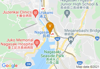 map of 出島メッセ長崎