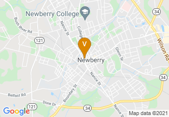 map of Newberry Firehouse Conference Center