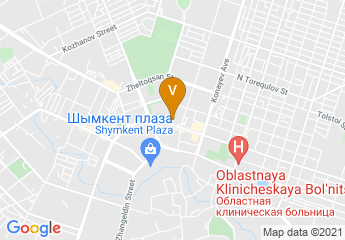map of South Kazakhstan State University Imeni M.auyezova