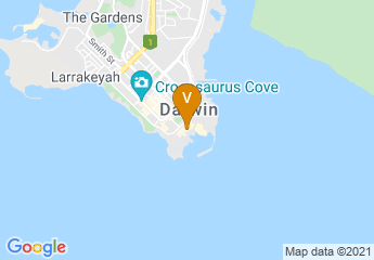 map of Darwin Waterfront Precinct