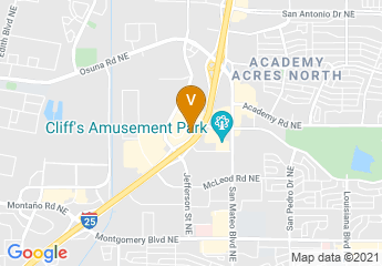 map of Hampton Inn & Suites Albuquerque North/I-25