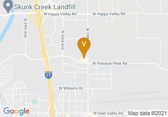 map of Hilton Garden Inn Phoenix North Happy Valley