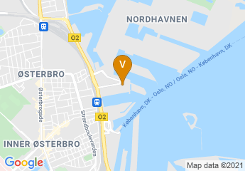 map of Big Bio Nordhavn