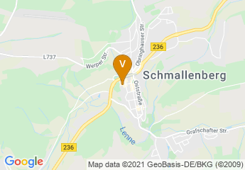 map of Stadthalle Schmallenberg