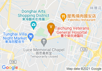 map of Taichung Veterans General Hospital