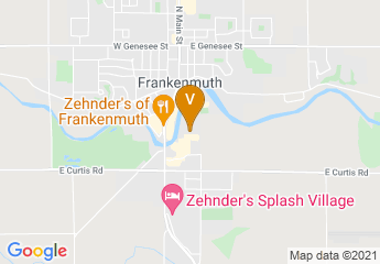 map of Frankenmuth Bavarian Inn