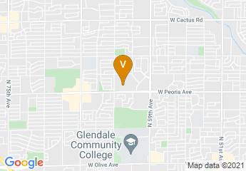 map of Vineyard Church North Phoenix