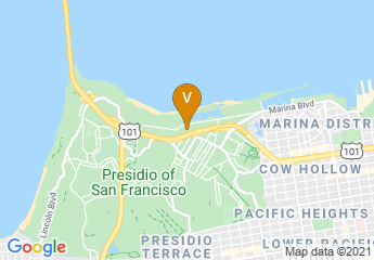 map of Sports Basement Presidio