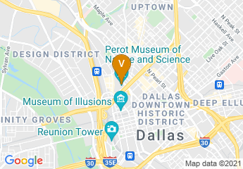 map of Perot Museum of Nature and Science