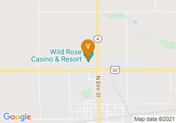 map of Wild Rose Casino & Resort