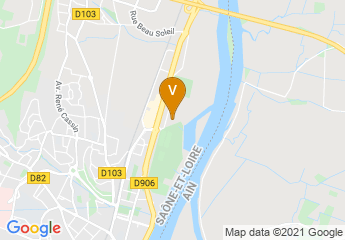 map of Parc des expositions & Centre de congrès de Mâcon