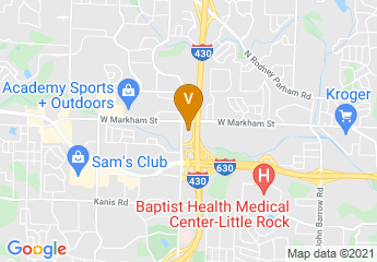 map of Delta Hotels by Marriott Little Rock West