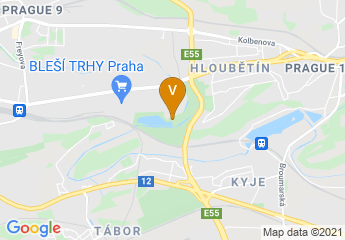 map of Kejřův park