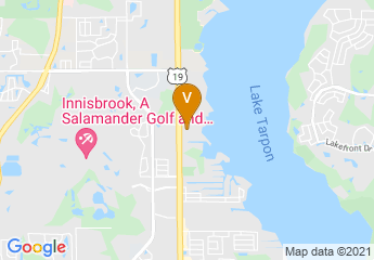 map of Vista Inn on Lake Tarpon in Palm Harbor