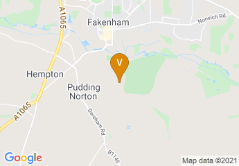 map of Fakenham Racecourse
