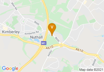map of Nuthall Methodist Church