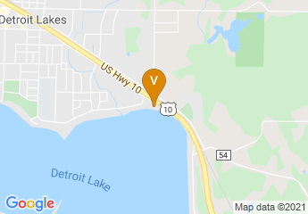 map of Holiday Inn Detroit Lakes - Lakefront, an IHG Hotel