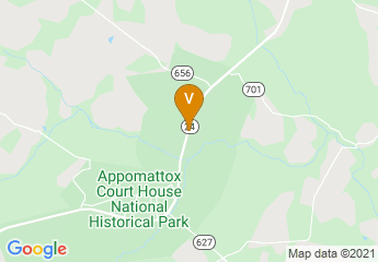 map of Historic Appomattox Railroad Festival