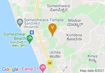 map of St Aloysius College ( AIMIT) Kotekar Beeri Mangalore