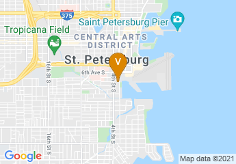 map of The Poynter Institute