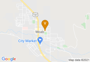 map of Moab City Offices