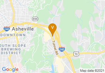 map of Homewood Suites by Hilton Asheville-Tunnel Road