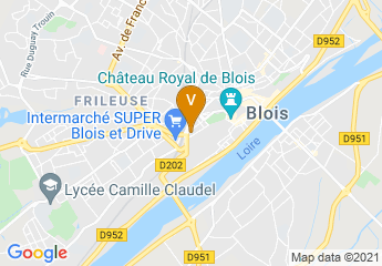 map of IUT of Blois
