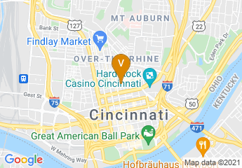 map of Art Academy of Cincinnati