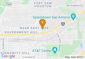 map of Education Service Center, Region 20