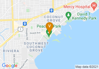 map of The Woman's Club of Coconut Grove