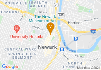 map of Paul Robeson Galleries at Express Newark, Rutgers University - Newark