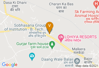 map of Sobhasaria Group of Institution - B.Tech, MBA In Sikar