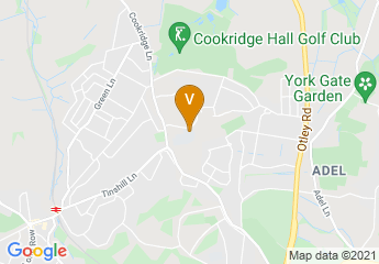 map of Stagecoach Performing Arts Leeds Horsforth