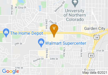 map of Greeley Mall